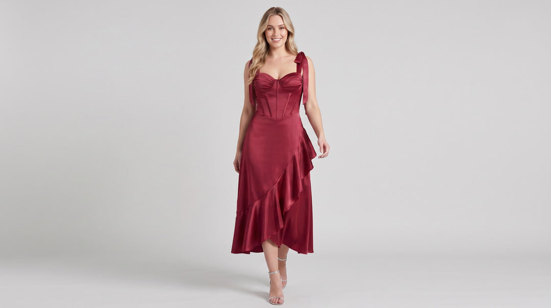 12 Best Red Corset Dresses to Shop Right Now