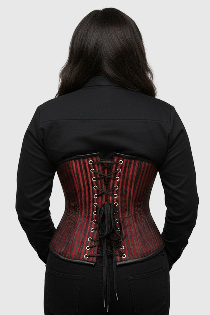 Rowena Striped Underbust Waist Trainer Corset