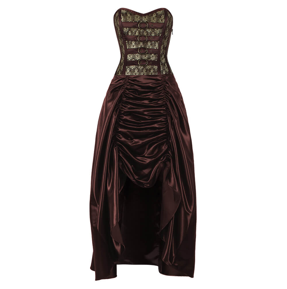 Katharina Overbust Steampunk Corset Dress