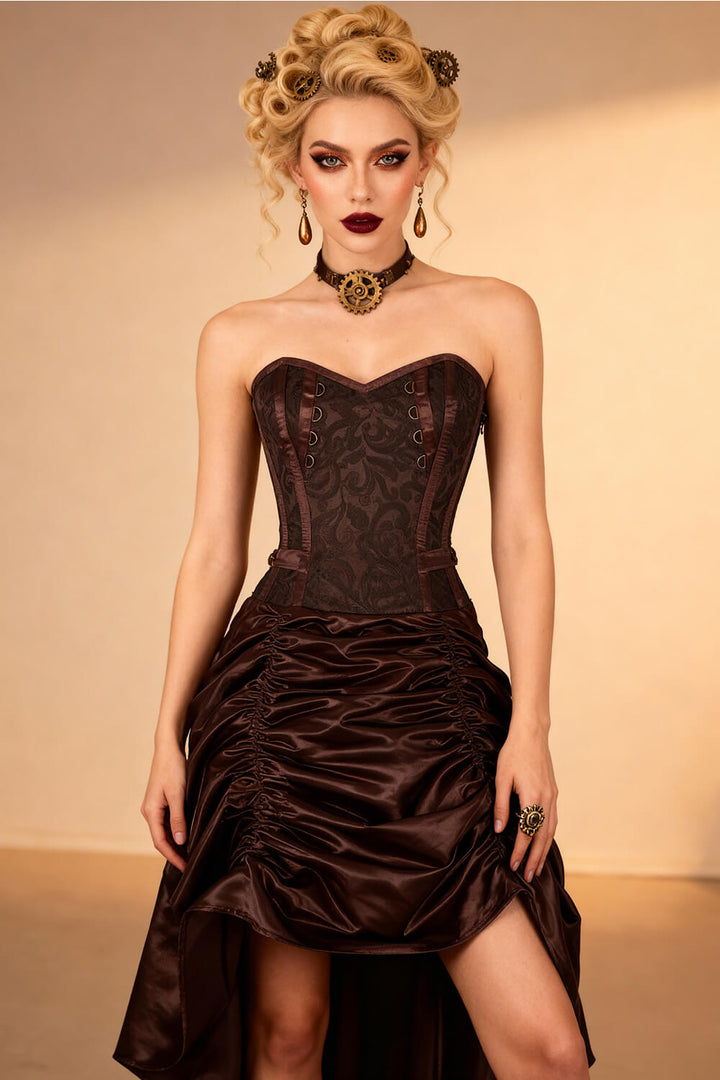 Barnardel Steampunk Brocade Corset Dress
