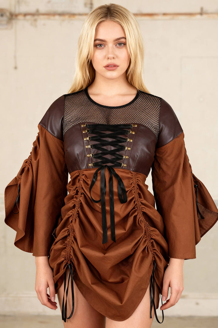 Elric Steampunk Inspired Top Cum Dress