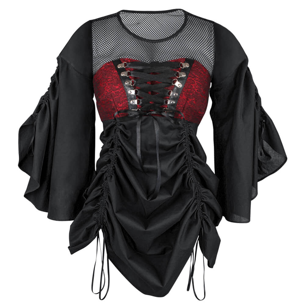 Eloine Steampunk Inspired Top Cum Dress
