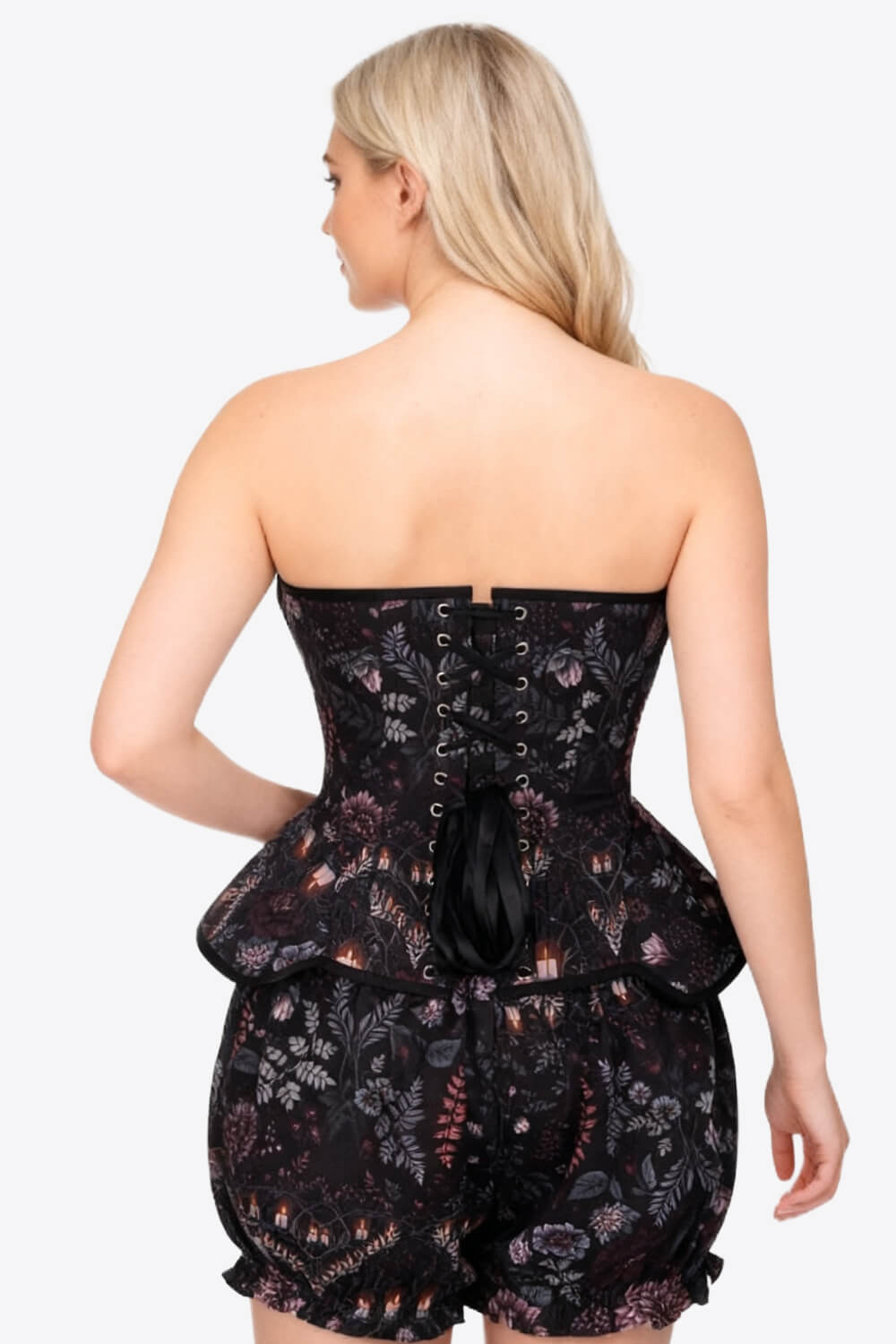 Whittley Midnight Candlelight Floral Corset
