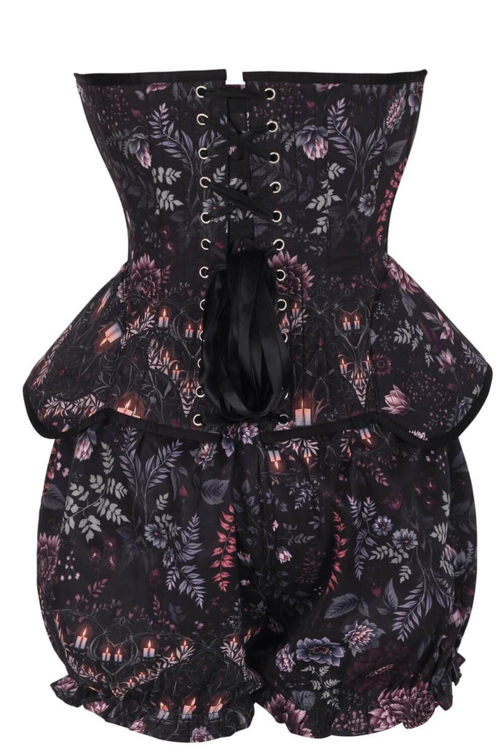 Whittley Midnight Candlelight Floral Corset