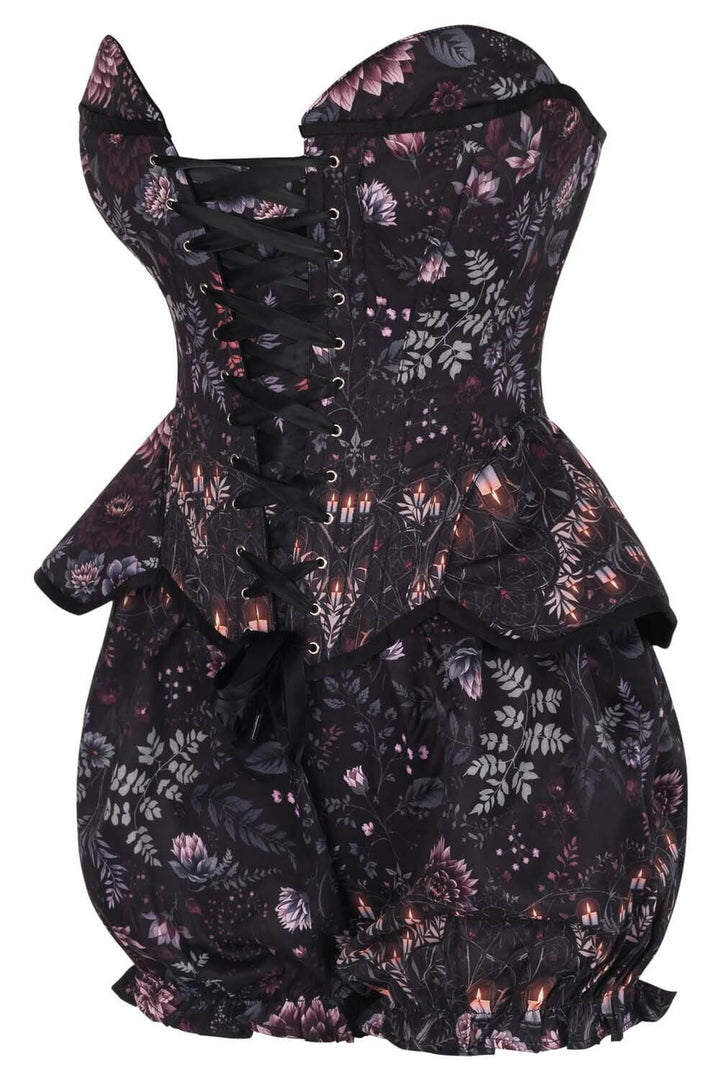Whittley Midnight Candlelight Floral Corset