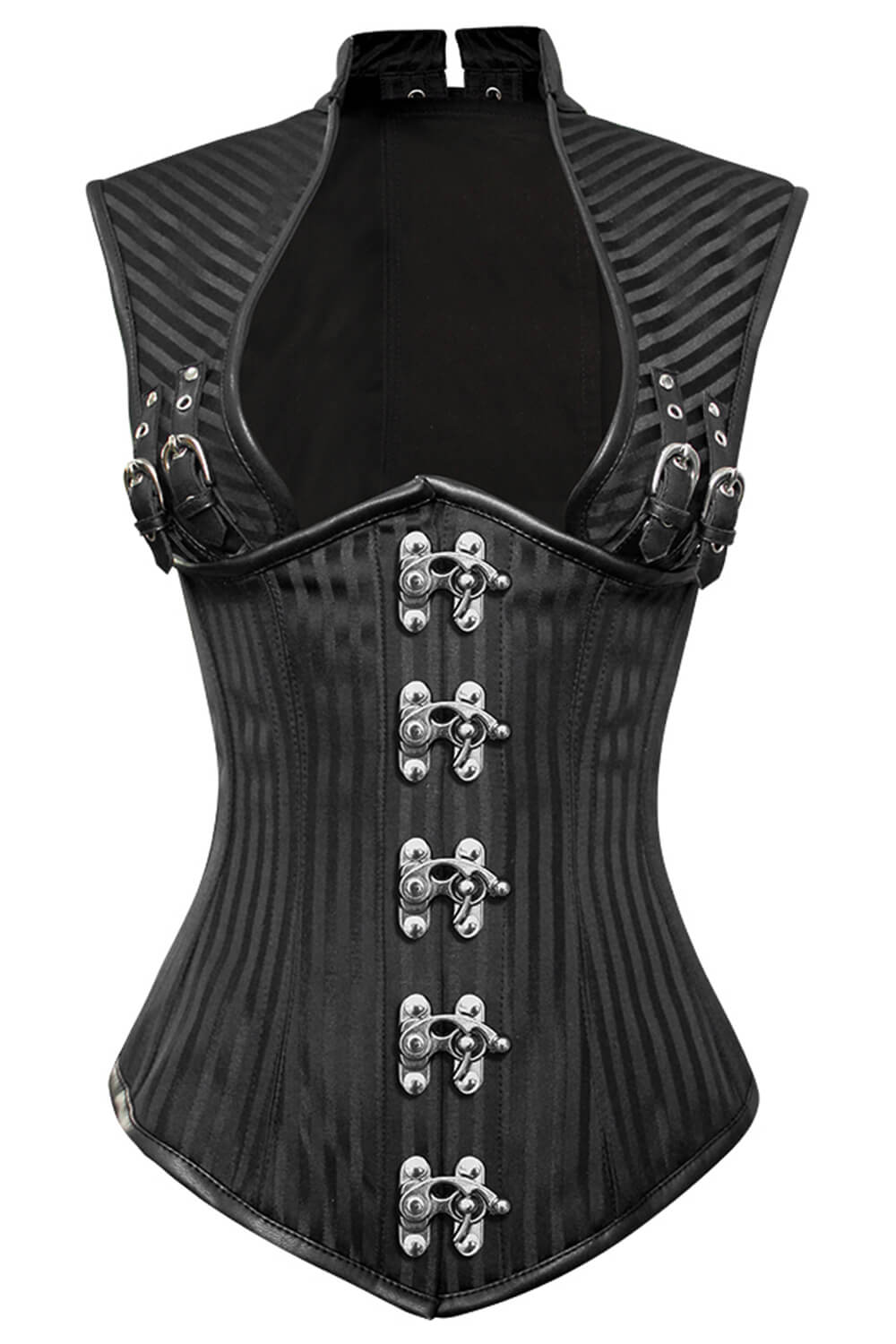 Hilary Steampunk Underbust Corset with Shoulder Straps