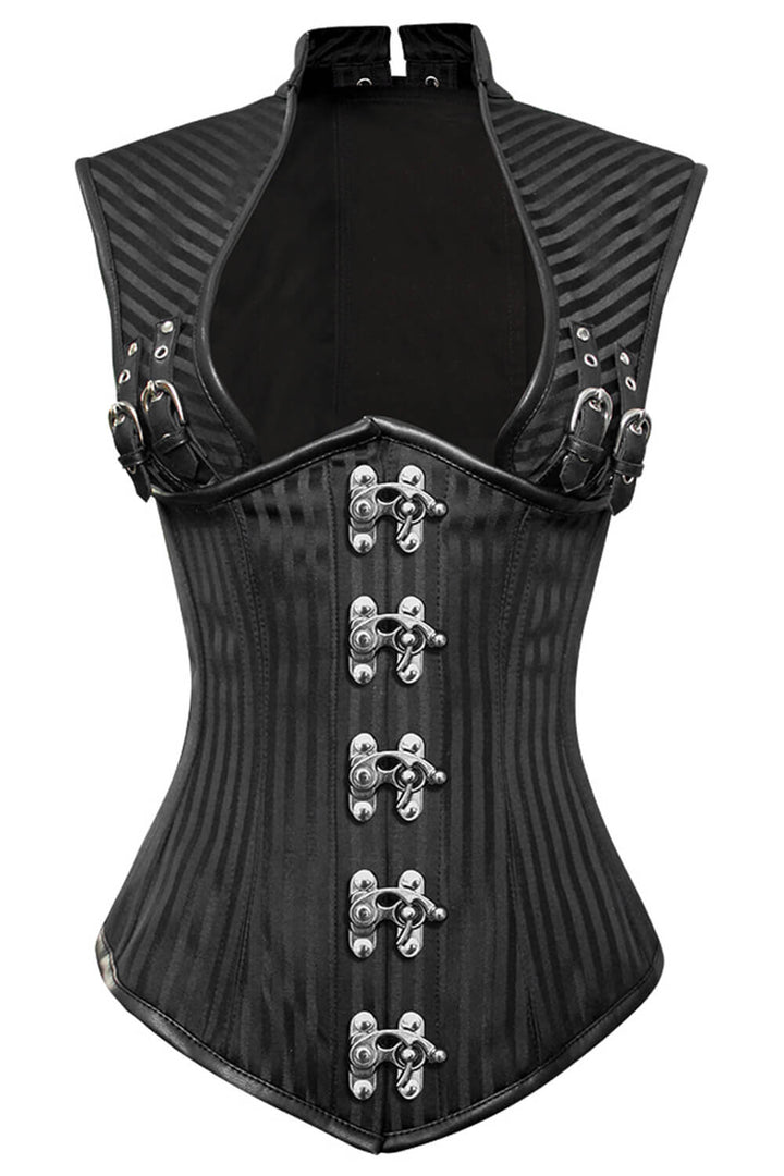 Hilary Steampunk Underbust Corset with Shoulder Straps