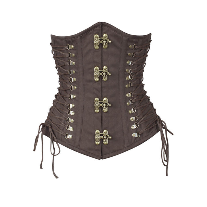 Nanetta Steampunk Underbust Cotton Corset