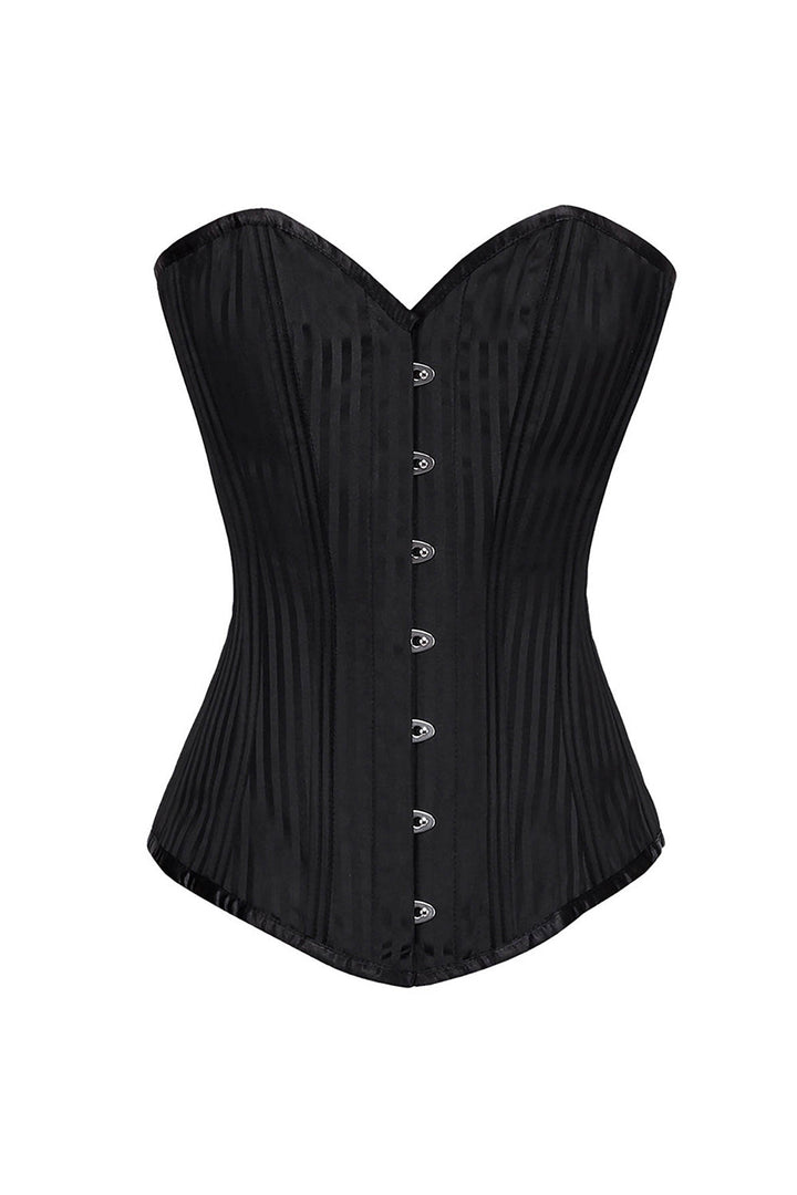 Zeke Waist Training Brocade Steel Boned Corset