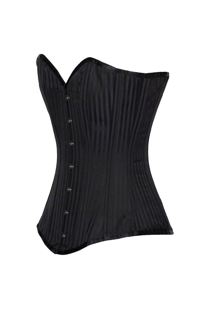 Zeke Waist Training Brocade Steel Boned Corset