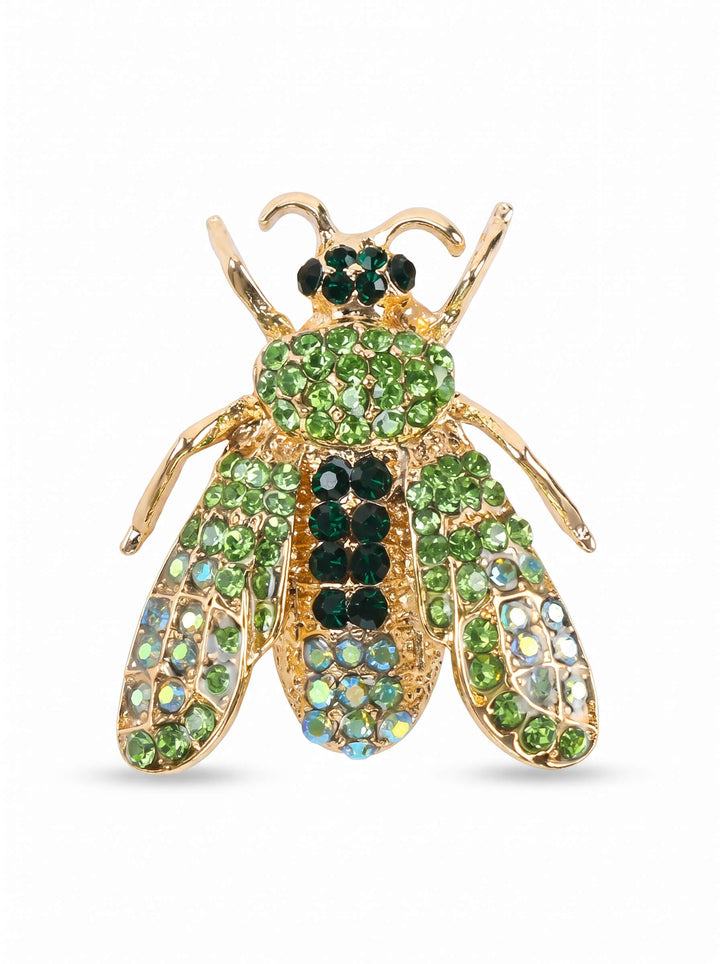 Meadow Glow Bee Brooch