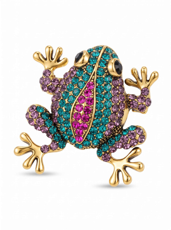 Rainforest Spark Frog Brooch