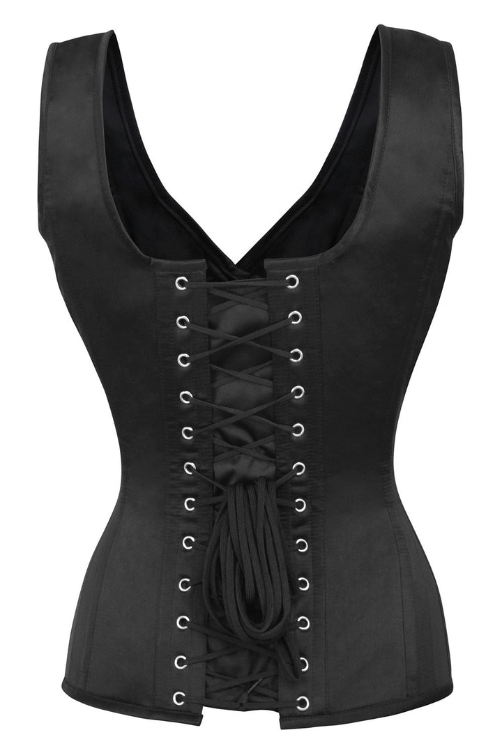 Midnight Black Lianna Overbust Corset