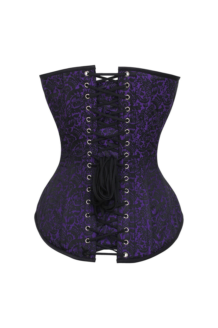 Amethyst Purple Cheray Overbust Corset
