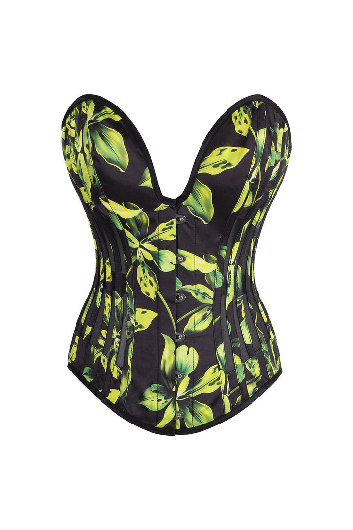 Emerald Botanical Hiroko Overbust Corset