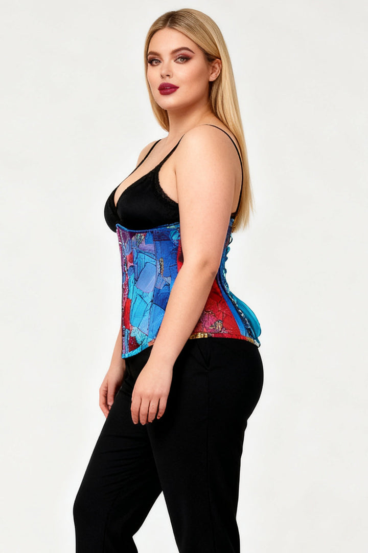 Stained Glass Anslea Underbust Corset