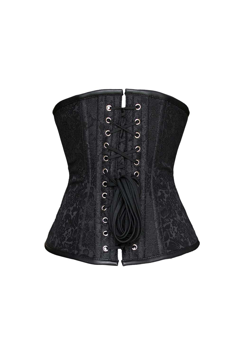 Midnight Black Yulia Underbust Corset