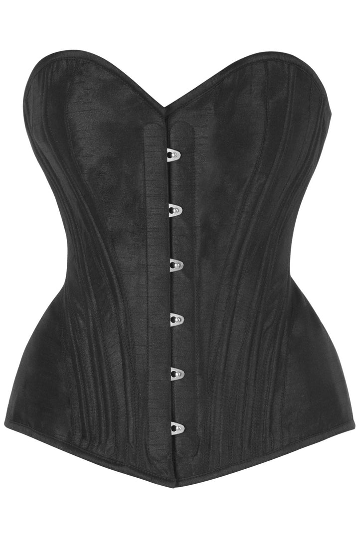 Midnight Black Novalee Overbust Gothic Corset