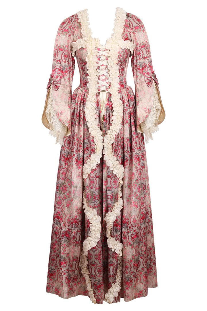 Dusty Rose Rococo Muse Corset Dress | LUXE NOIR