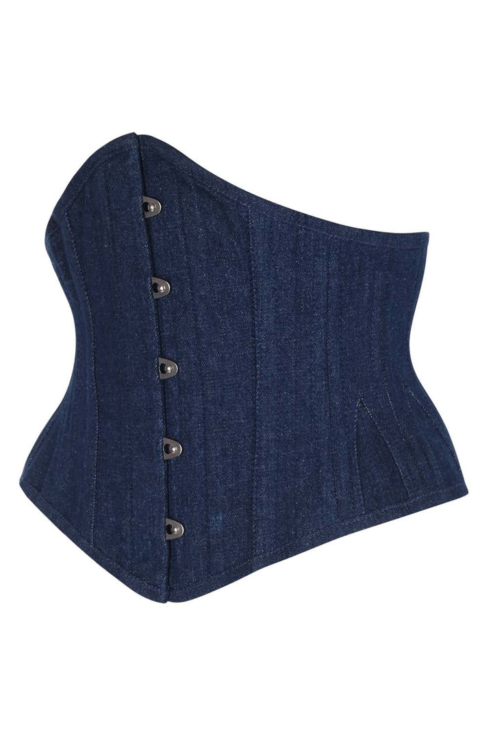 Midnight Blue Brianna Waist Training Denim Corset