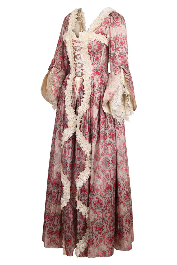 Dusty Rose Rococo Muse Corset Dress - view 2 | LUXE NOIR
