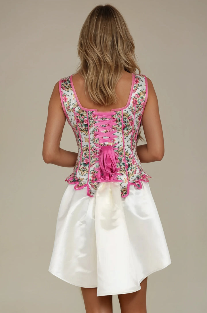 Mitsue Victorian Rose Garden Overbust Corset
