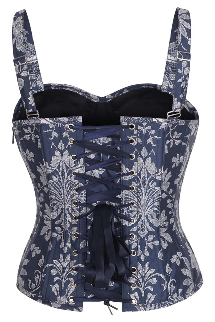 Idell Midnight Pearl Lace Corset