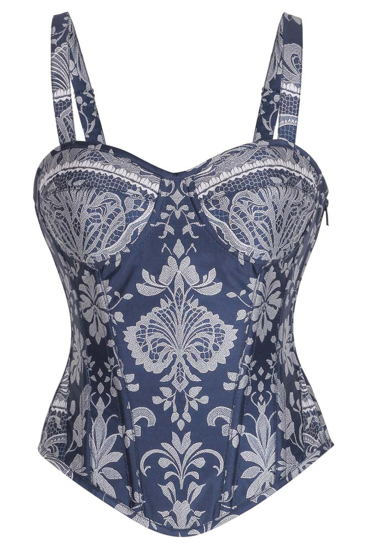 Idell Midnight Pearl Lace Corset