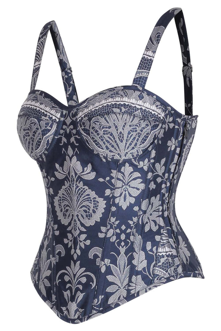 Idell Midnight Pearl Lace Corset