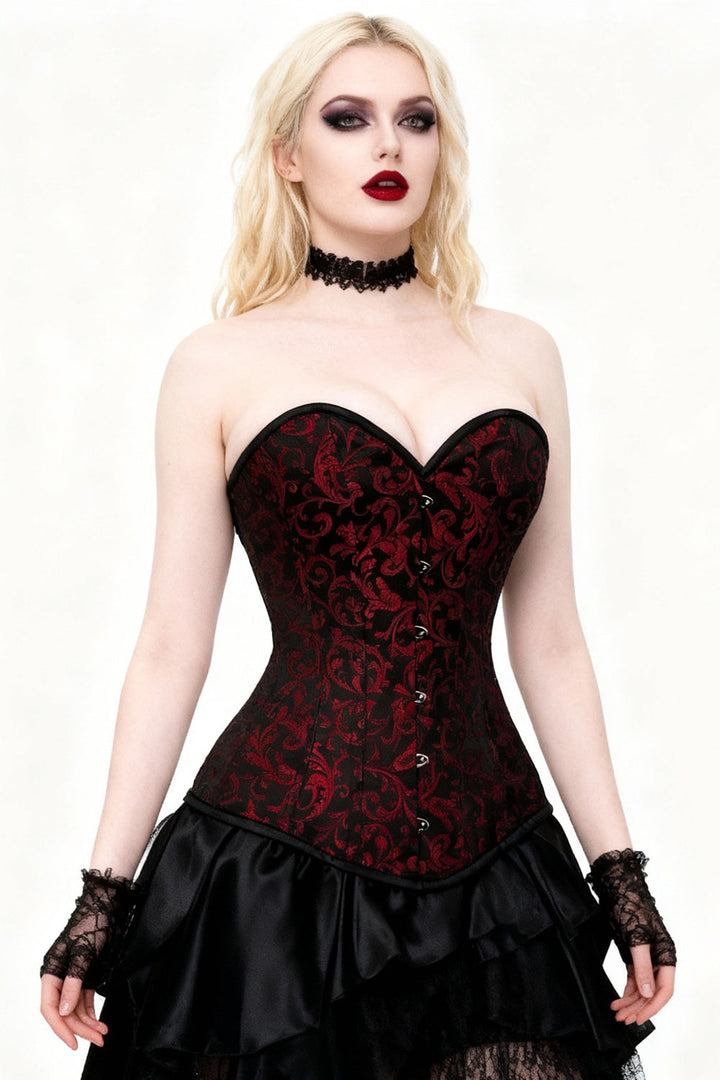 Alison Gothic Overbust Brocade Corset