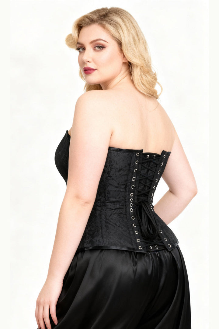 Monroe Waist Reducing Overbust Brocade Corset