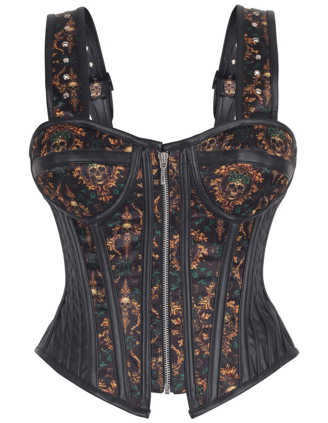 Tamsyn Baroque Ember Skull Corset