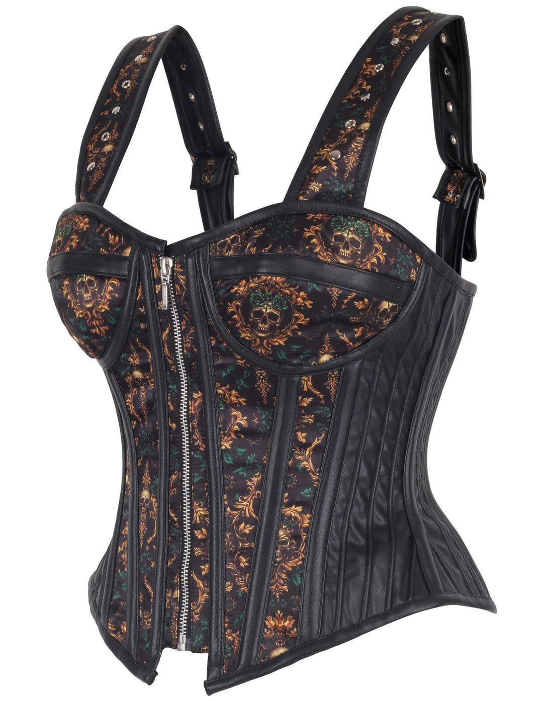 Tamsyn Baroque Ember Skull Corset