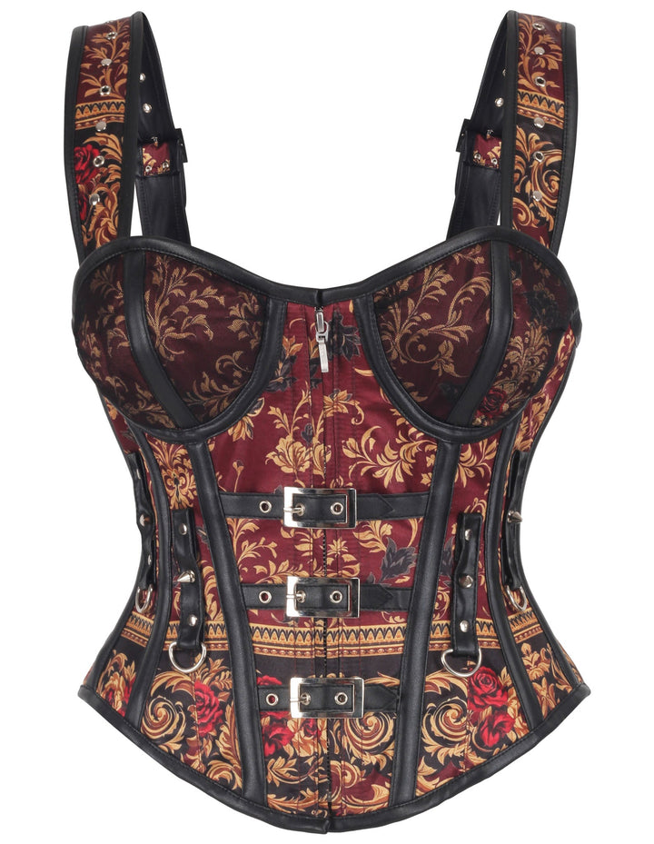 Dayle Baroque Inspired Crimson Corset