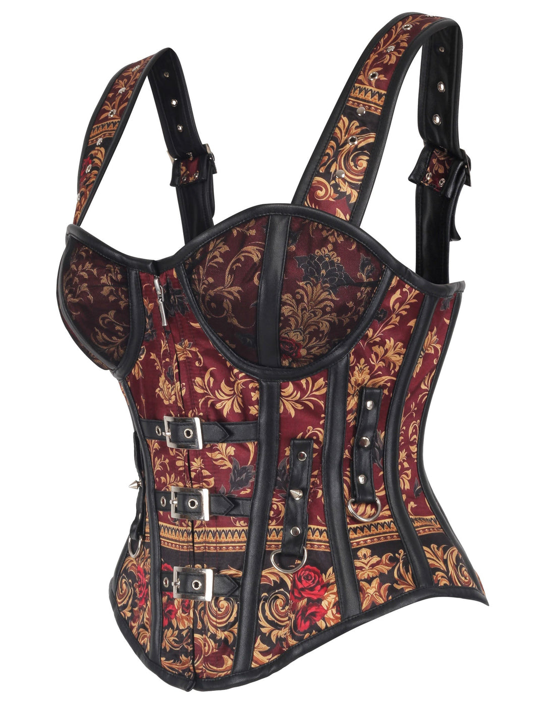 Dayle Baroque Inspired Crimson Corset