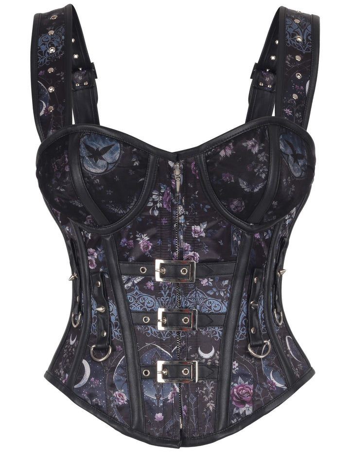 Breina Celestial and Gothic Floral Corset