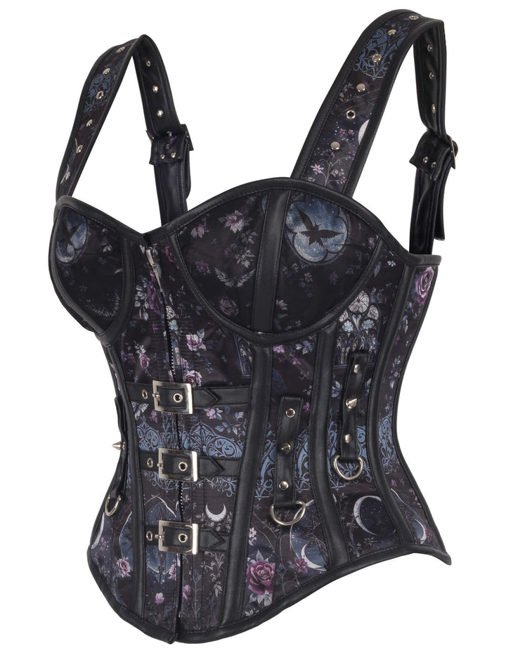 Breina Celestial and Gothic Floral Corset