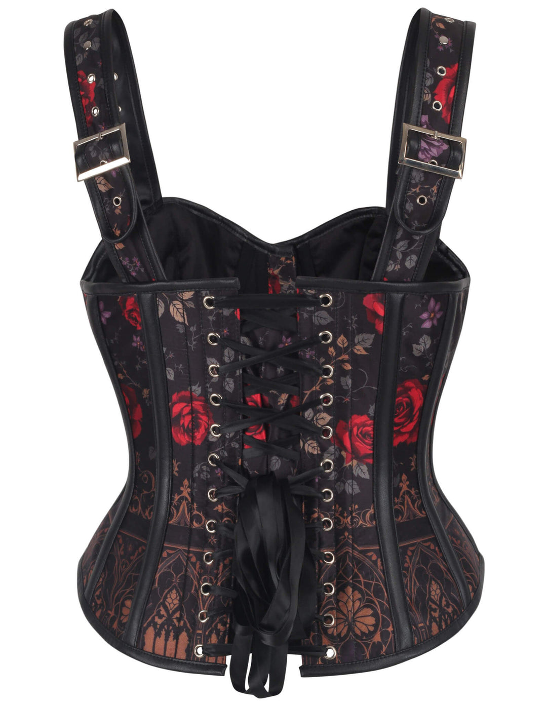 Janielle Blooming Red Rose Corset