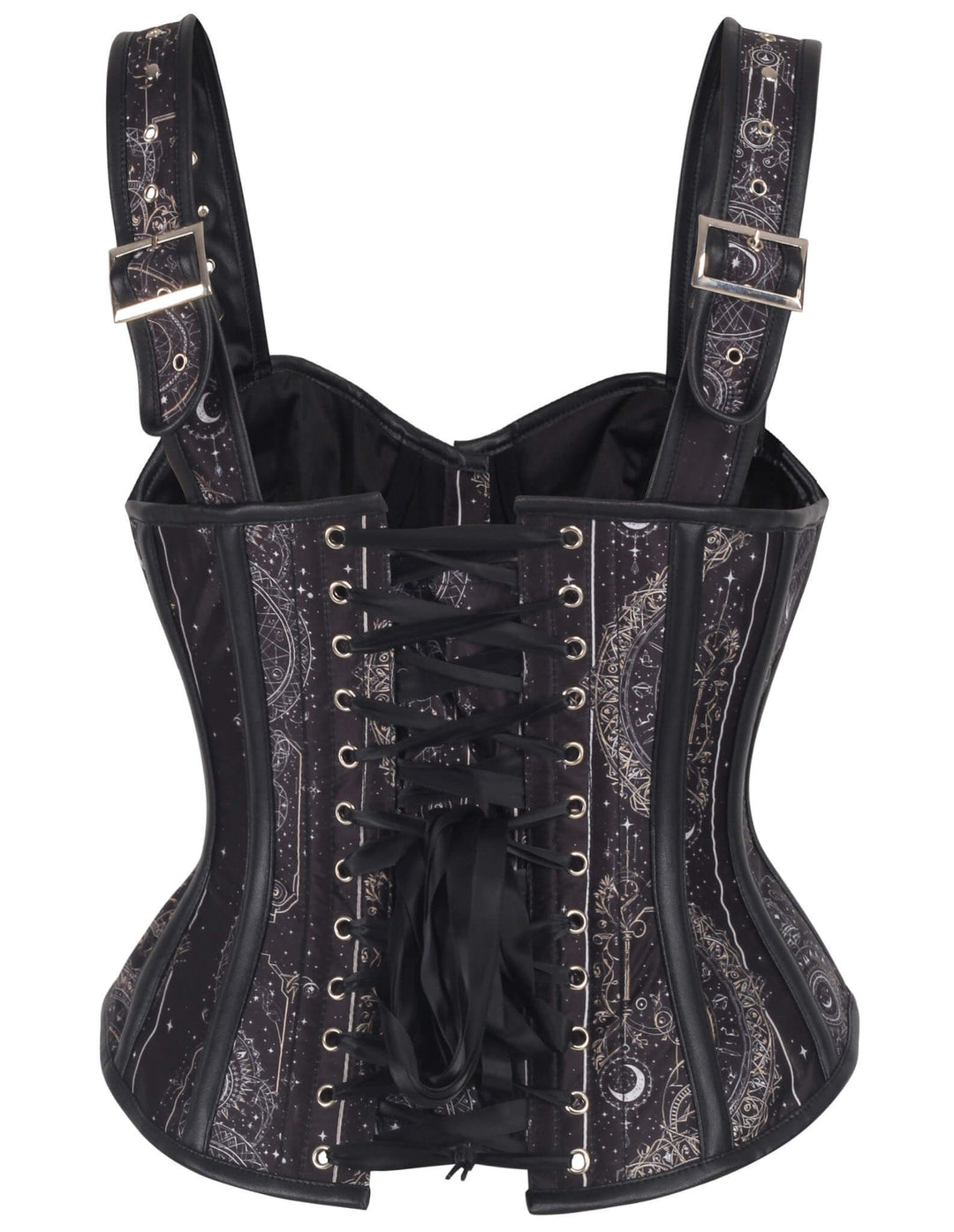 Jenai Geometry Ancient Zodiac Scrolls Corset