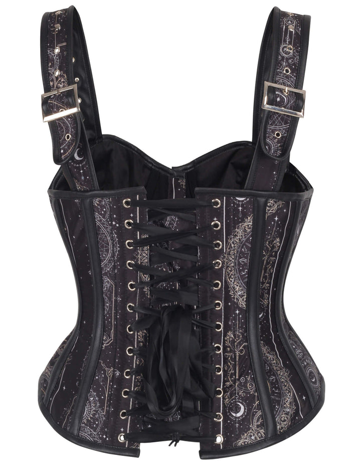 Jenai Geometry Ancient Zodiac Scrolls Corset