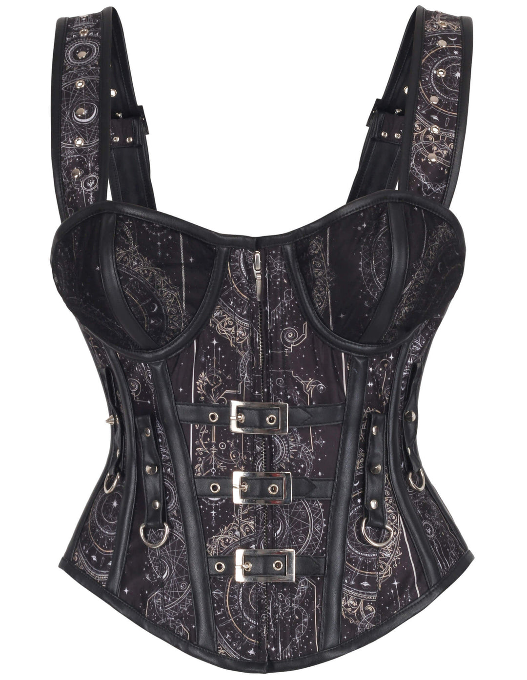 Jenai Geometry Ancient Zodiac Scrolls Corset