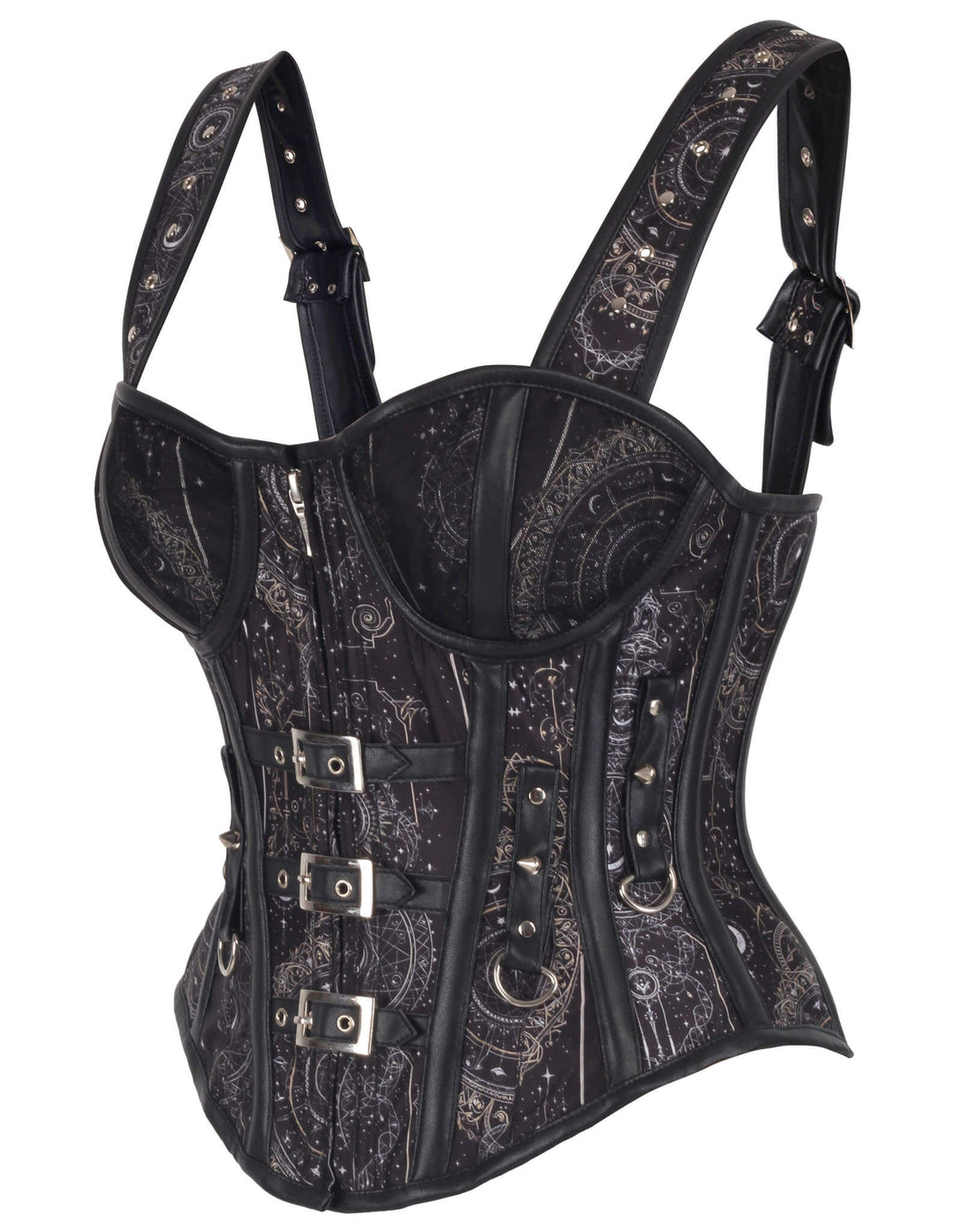 Jenai Geometry Ancient Zodiac Scrolls Corset