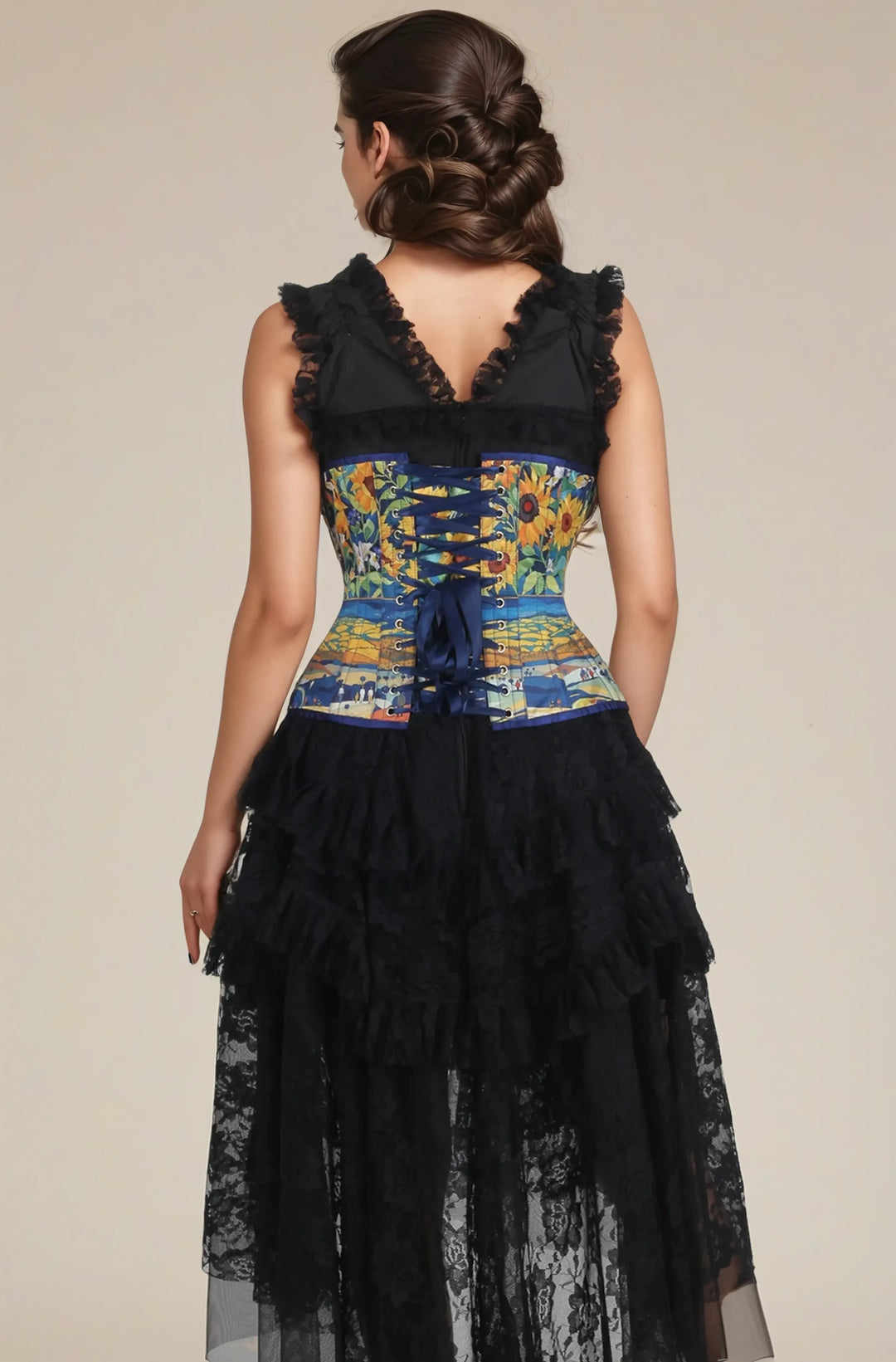 Chelsey Starry Garden Scroll Corset