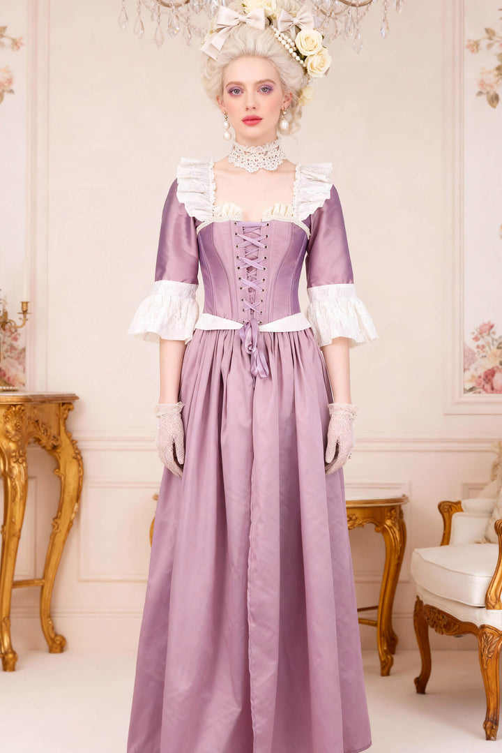 Rayann Rococo Overbust Corset Dress - view 4 | LUXE NOIR