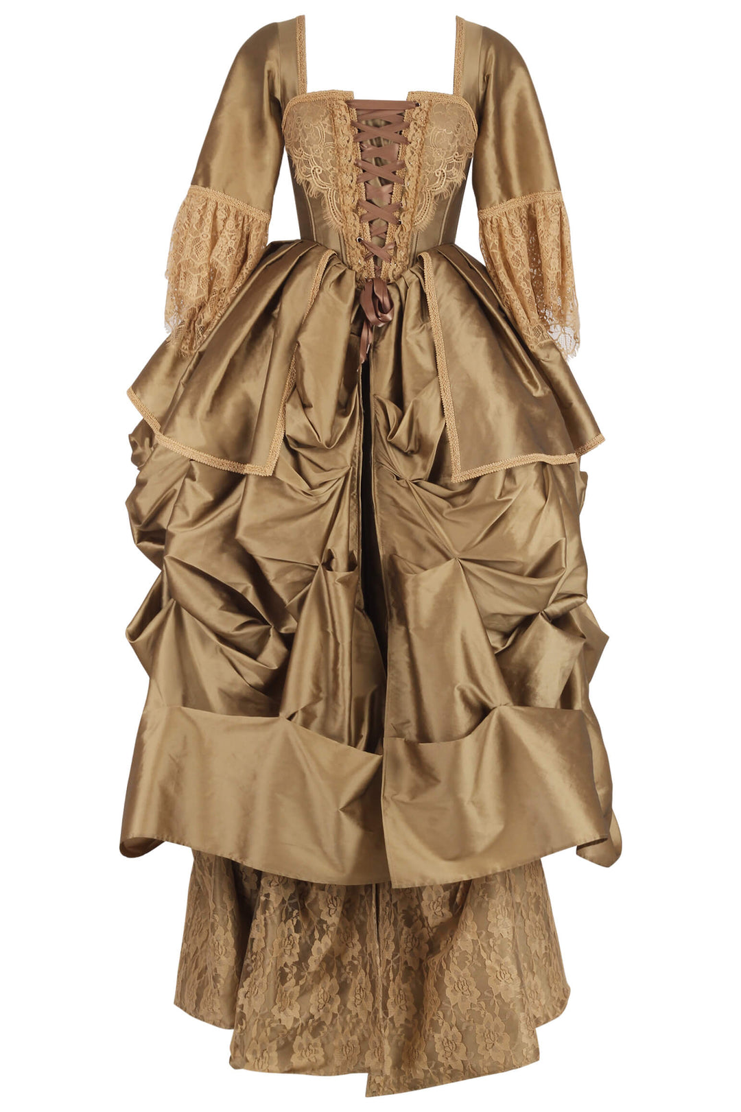 Jolena Rococo Marie Taffeta Corset Dress | LUXE NOIR