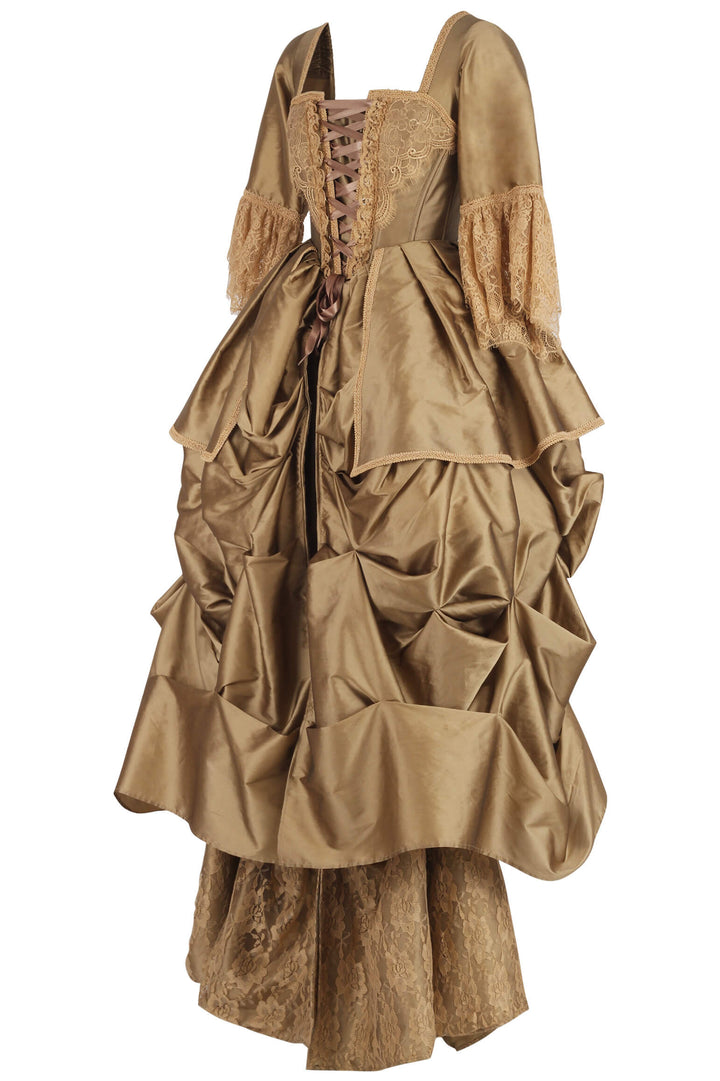 Jolena Rococo Marie Taffeta Corset Dress - view 2 | LUXE NOIR