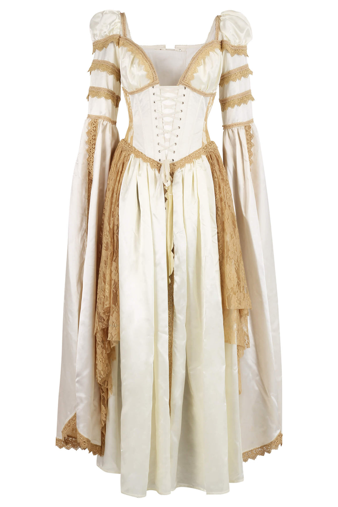 Linlee Elven Inspired Rococo Ivory Corset Dress | LUXE NOIR