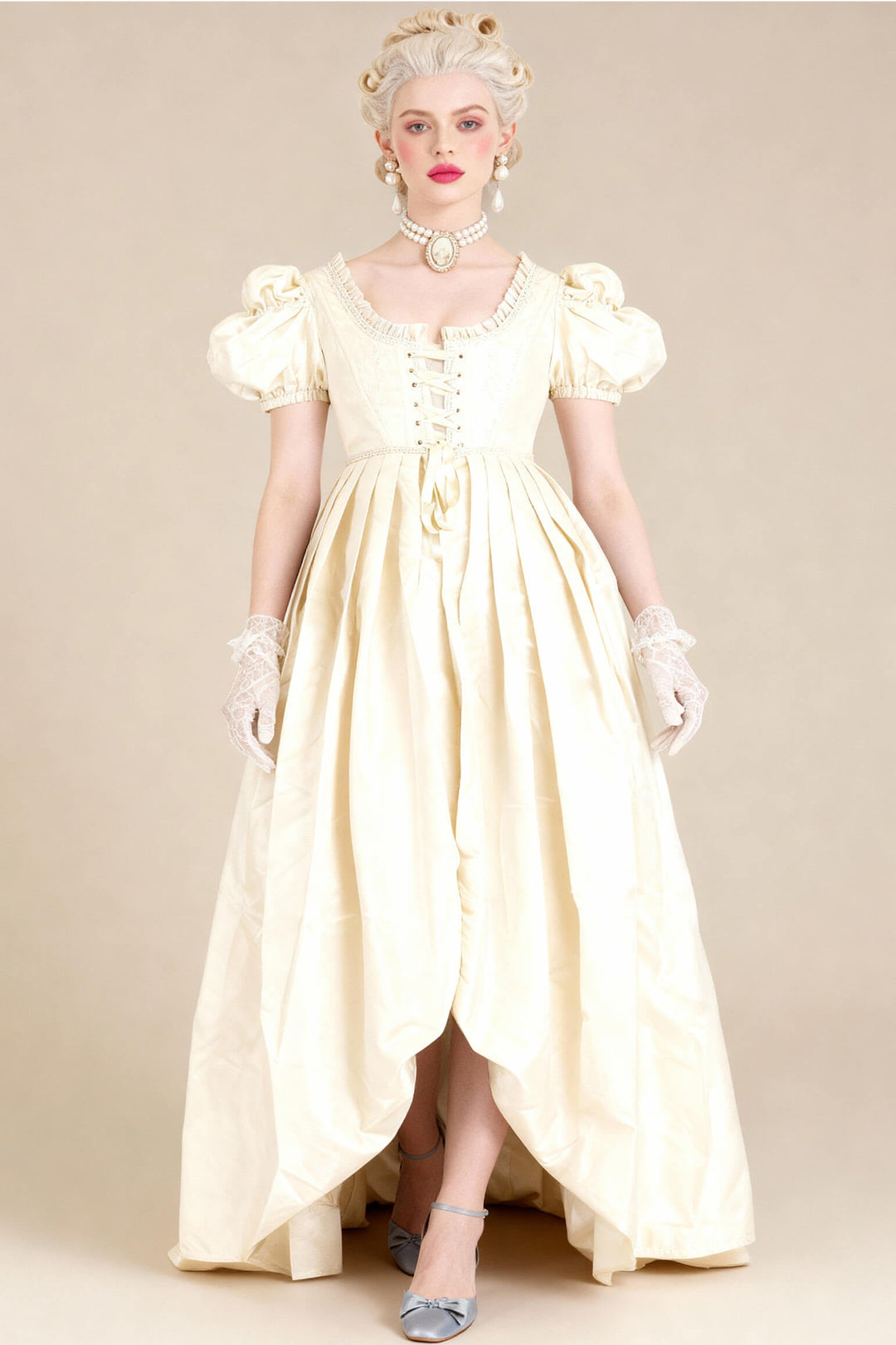 Midori Rococo Overbust Guinevere Corset Dress - view 6 | LUXE NOIR